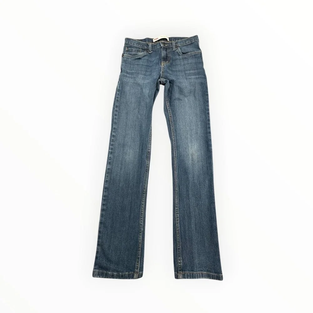Levi's Jeans Boys 14 Reg Blue 510 Skinny W27 L29 Medium Wash Denim Stretch